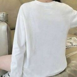 18寬鬆純色長袖上衣（慵懶休閒款）