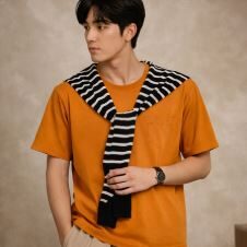 21極簡百搭純色圓領短袖T（質感基本款）